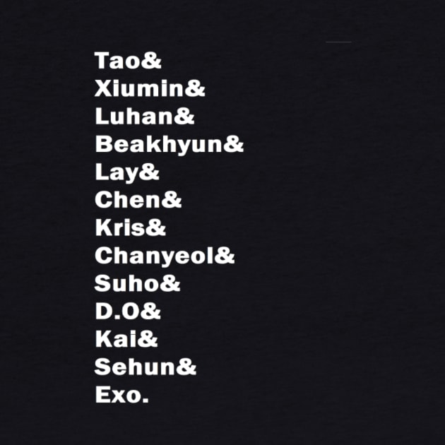 exo ot12 members by Aecheoloun